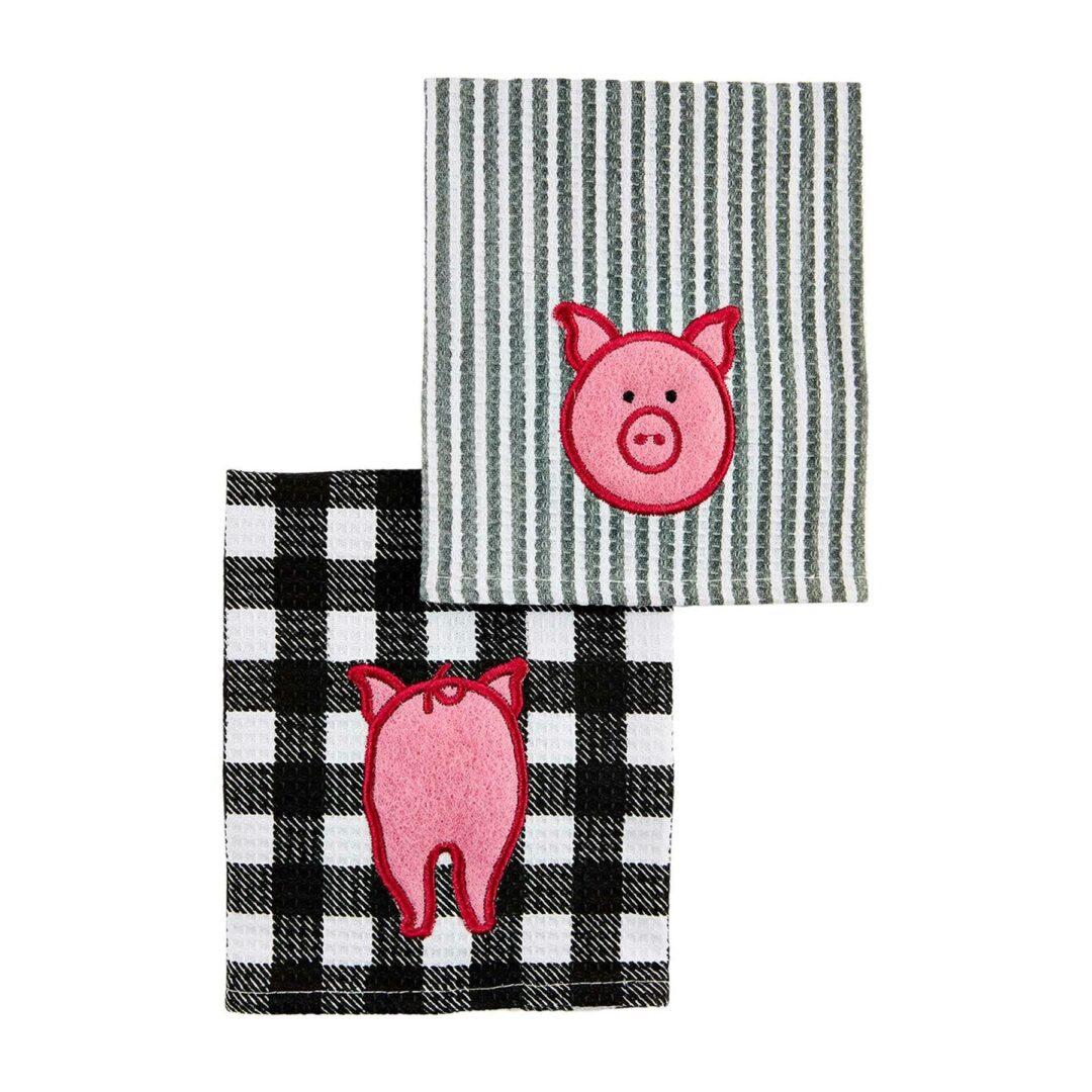 Kitchen Pig Scrubber Dish Cloth Set Linabella