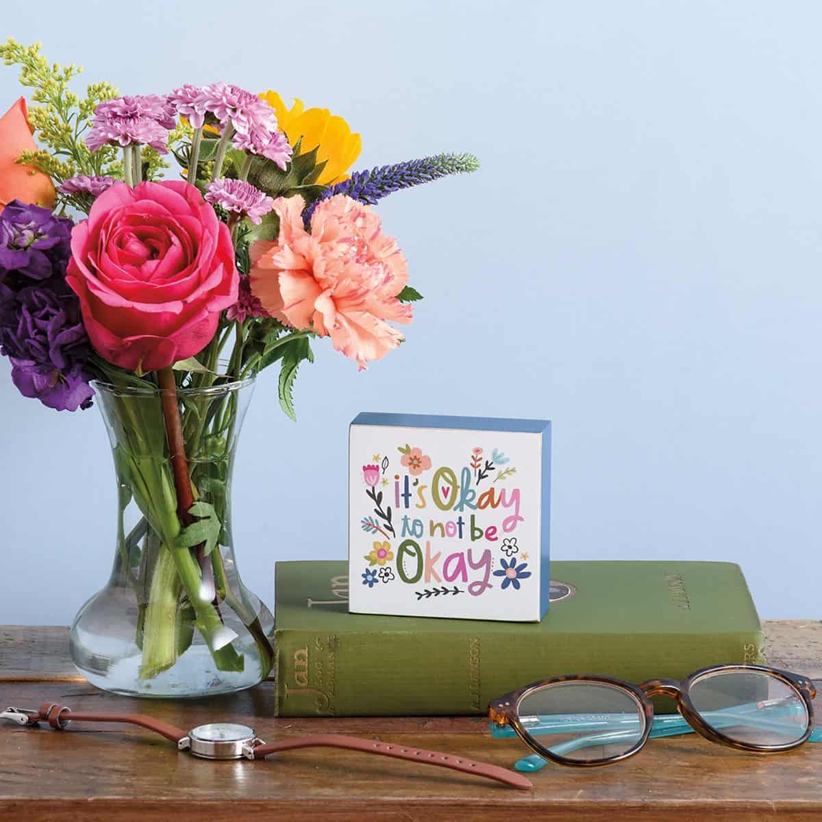 It's Okay Block Sign 1 It's Okay Block Sign — 190134113766