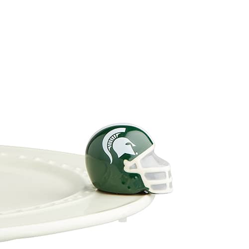 Nora Fleming MSU Helmet Mini Linabella