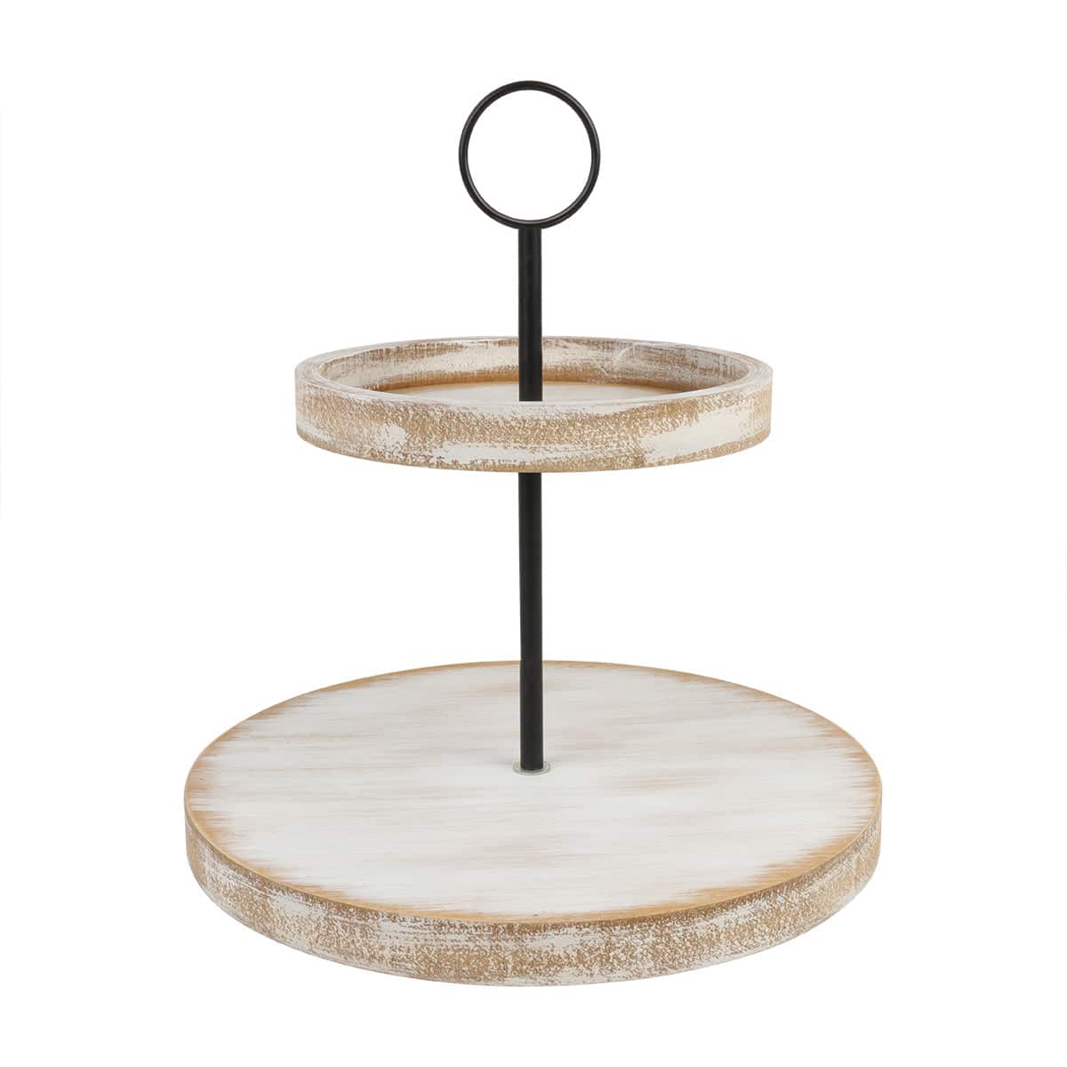 Weathered Wood Tiered Tray 1 Weathered Wood Tiered Tray