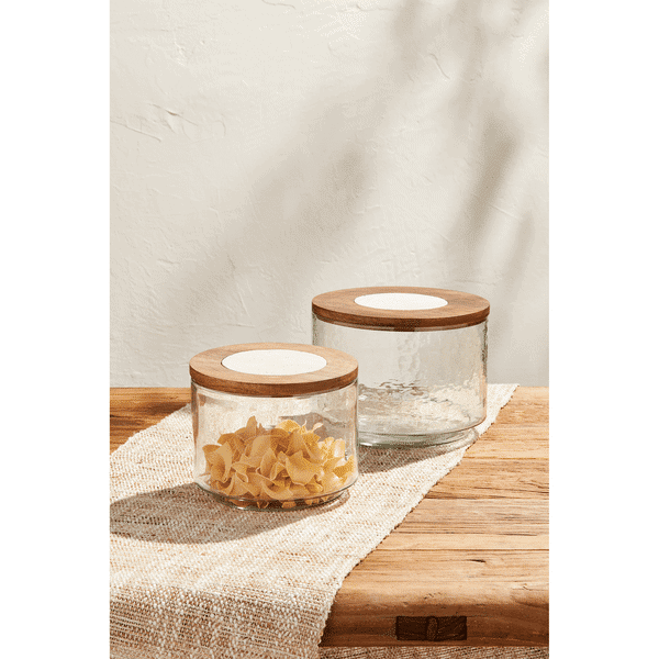 Travertine Lidded Bowls by Mud Pie 1 Travertine Lidded Bowls by Mud Pie — 718540900376