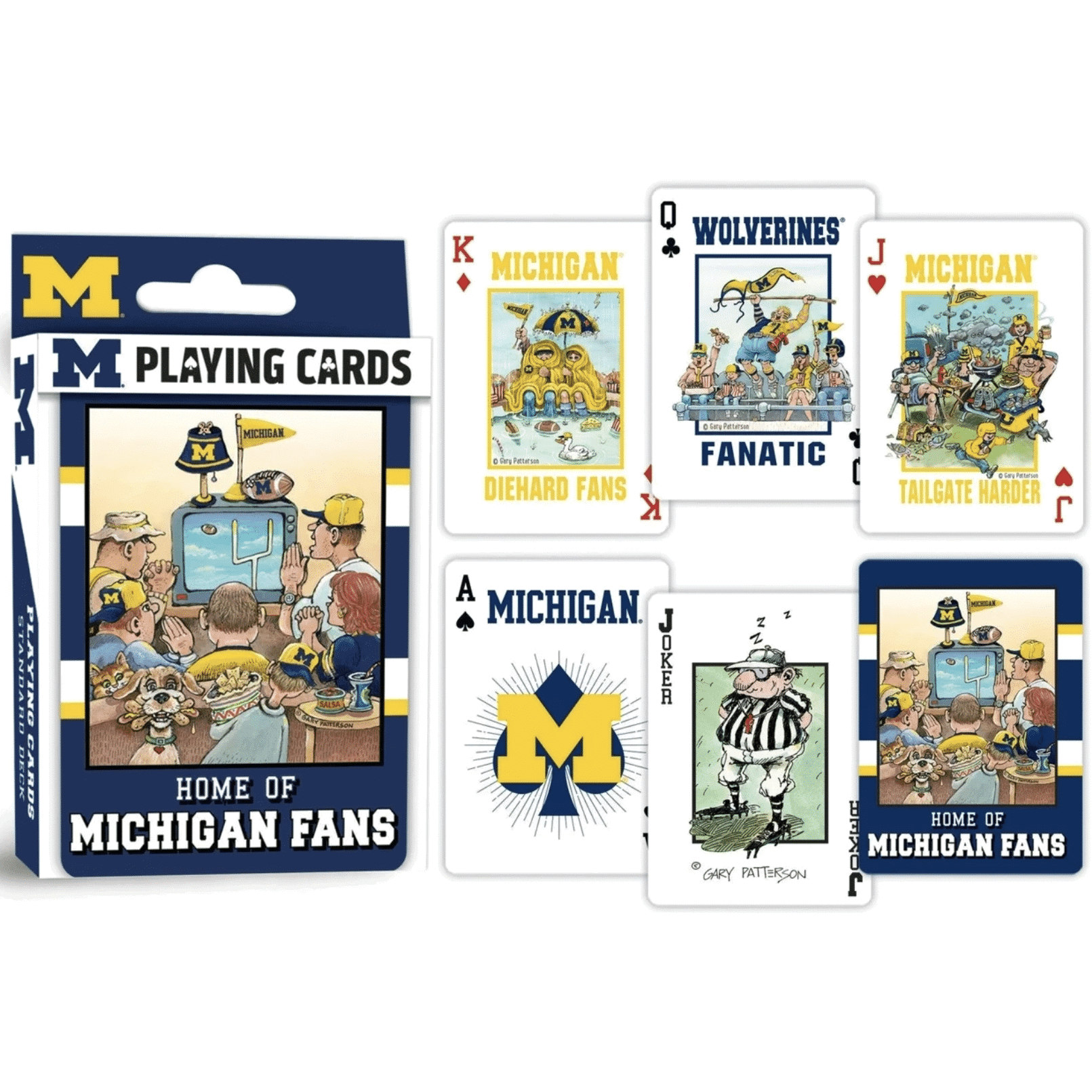 Michigan Wolverines Deck Playing Cards 3 Michigan Wolverines Deck Playing Cards — 705988020490 - Image 3