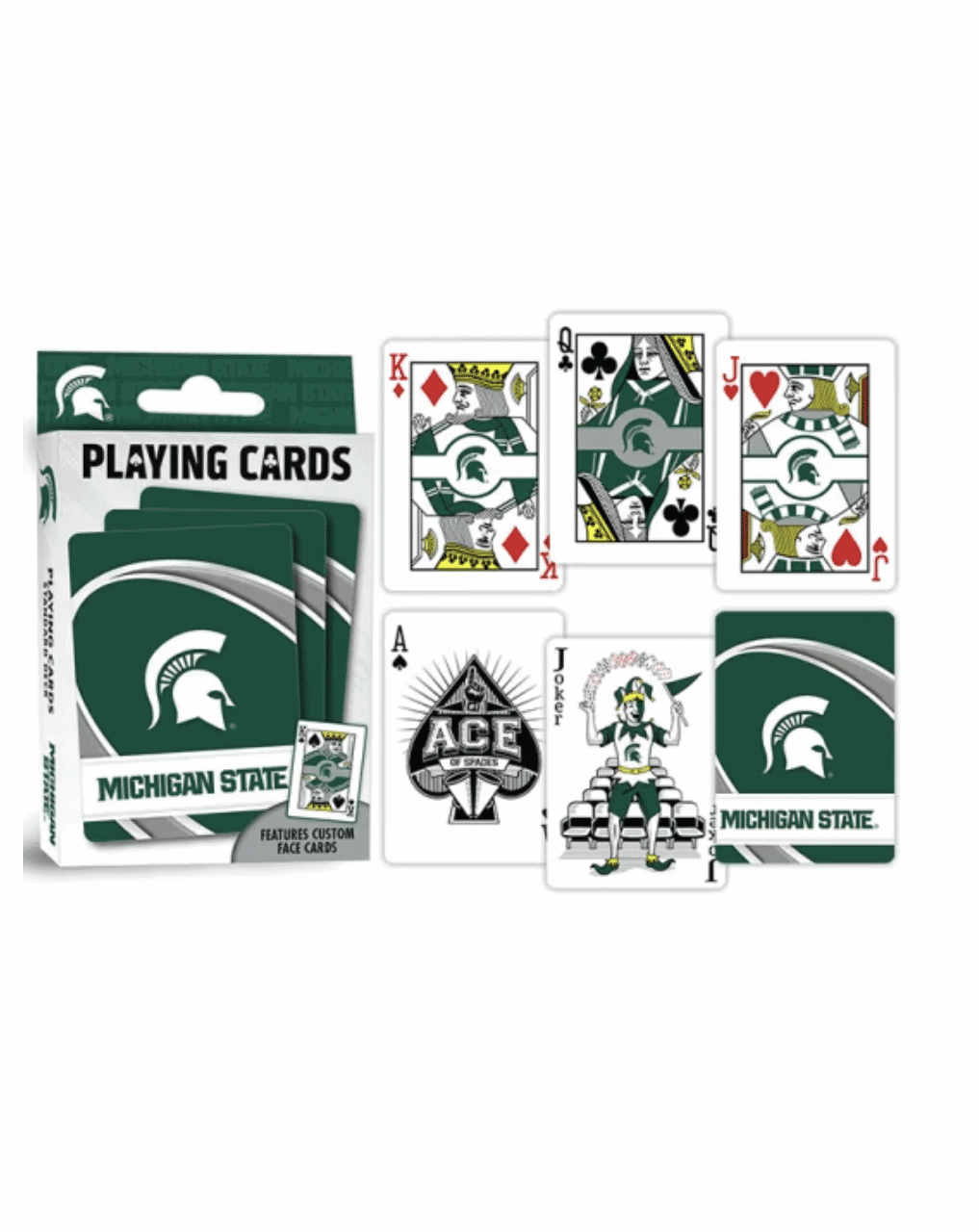 Michigan State Spartans Playing Cards 3 Michigan State Spartans Playing Cards — 705988917721 - Image 3