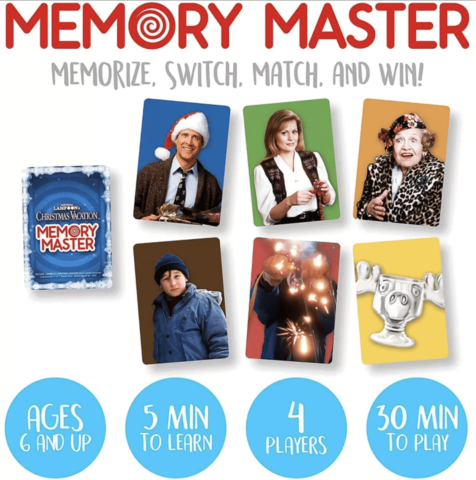 Christmas Vacation Memory Master Game 2 Christmas Vacation Memory Master Game — 840391145337 - Image 2