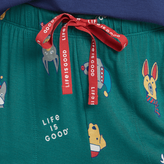 Women's Life is Good Holiday Dogs Sleep Pants 3 Women's Life is Good Holiday Dogs Sleep Pants - Image 3