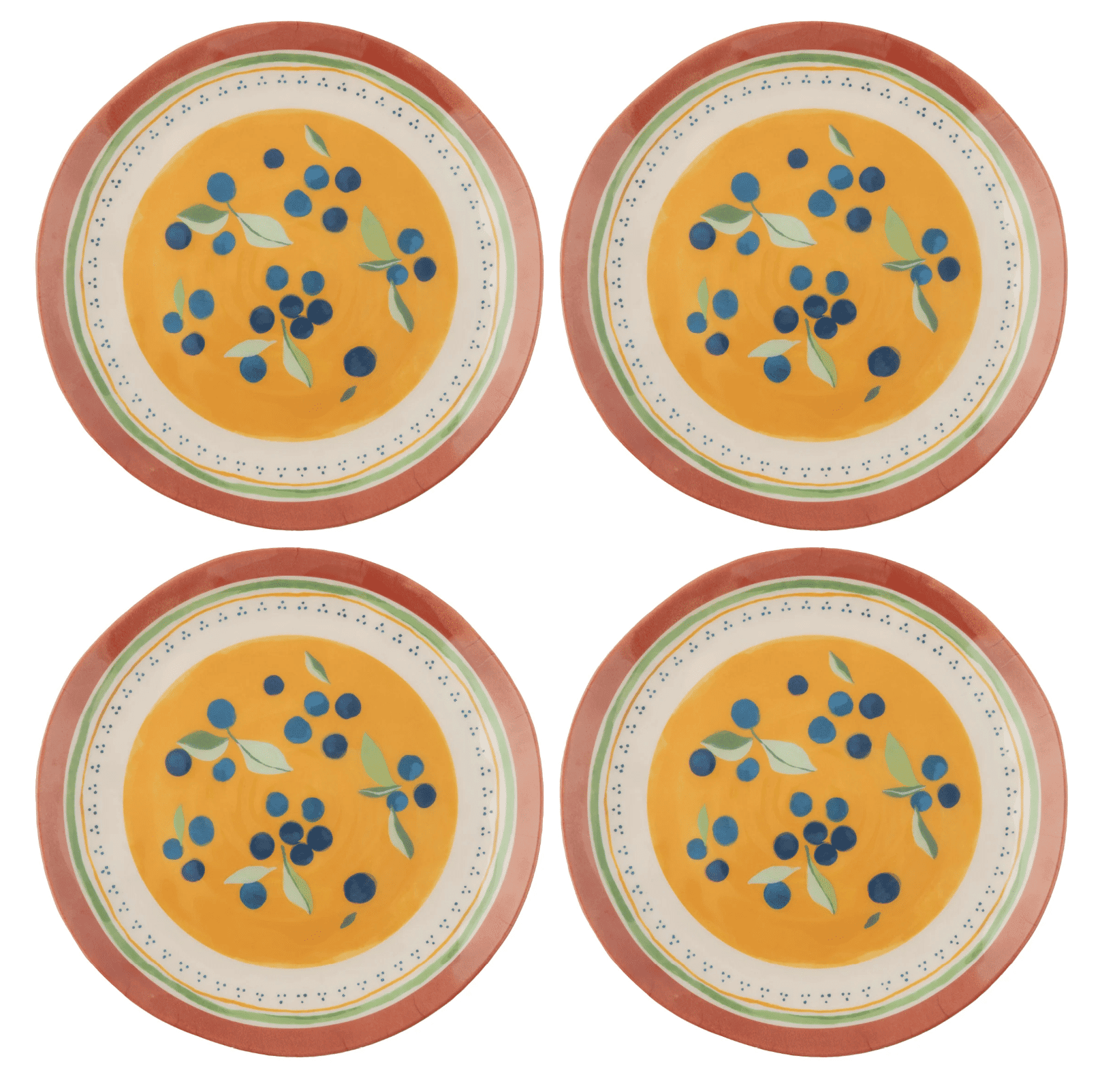 Melamine Salad Blueberry Bowl 1 Melamine Salad Blueberry Bowl — BLU1