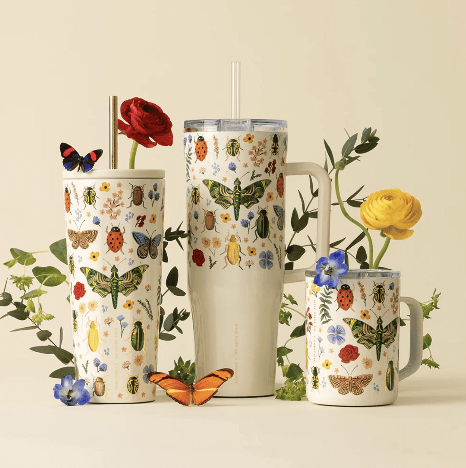 Corkcicle Rifle Paper Curio 40oz 1 Corkcicle Rifle Paper Curio 40oz — 810102846129