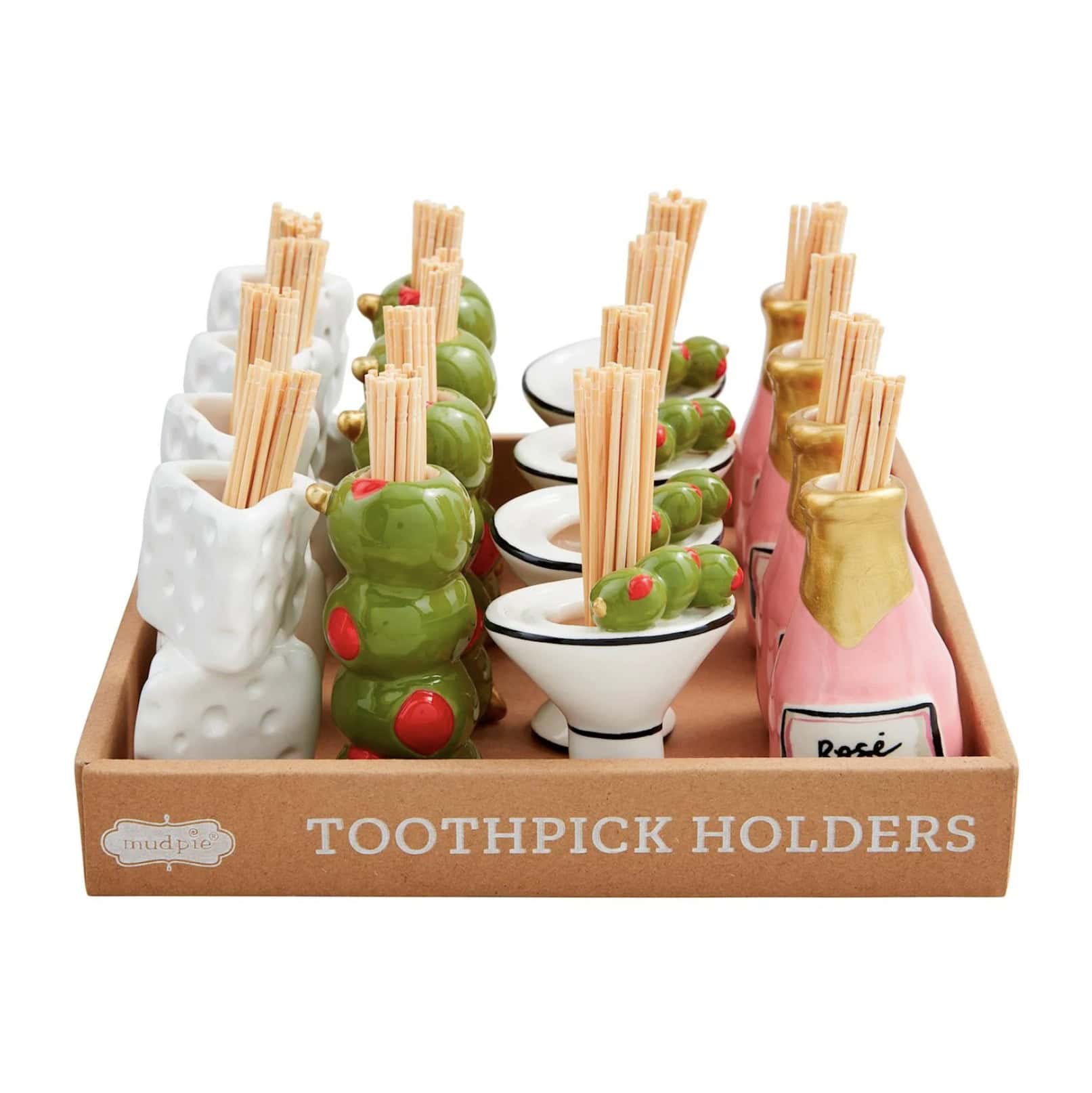Toothpick Holder Wine & Cheese 1 Toothpick Holder Wine & Cheese