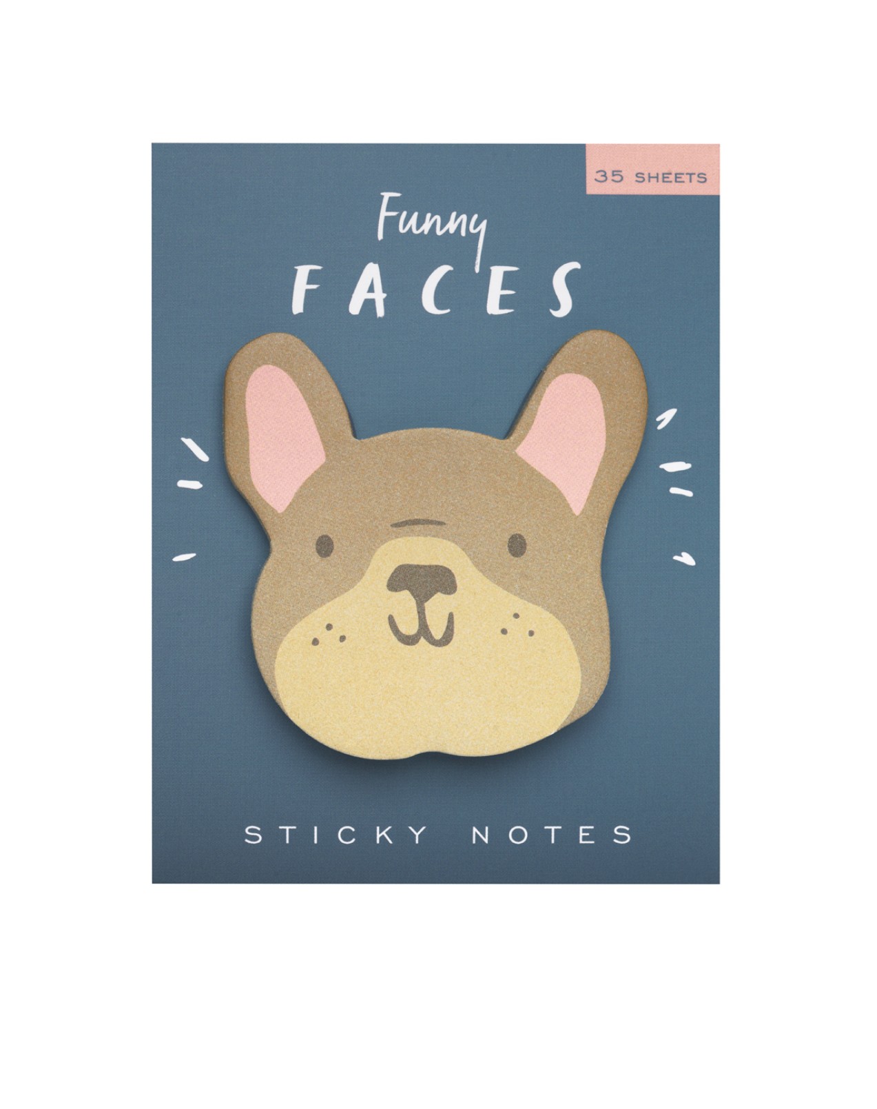 French Bulldog Funny Faces Sticky Notes 1 French Bulldog Funny Faces Sticky Notes — 810782019493